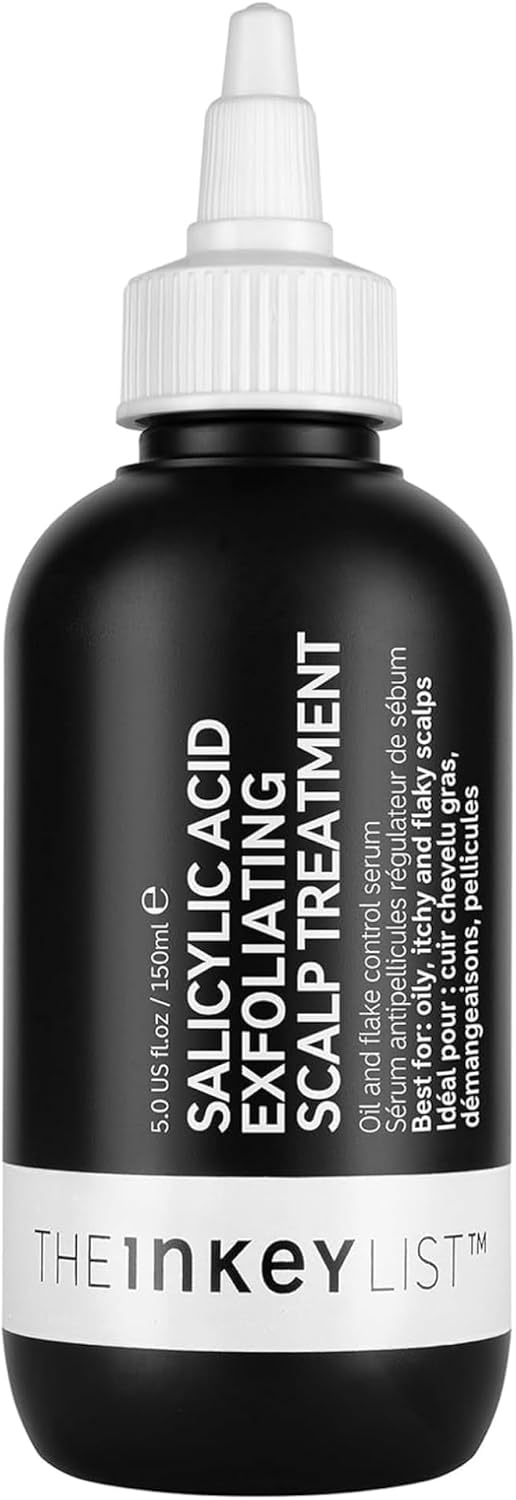The INKEY List Salicylic Acid Exfoliating Scalp Treatment 150ml, Hydrating Scalp Oil, Moisturizing Scalp Scrub, Suitable For All Hair Types