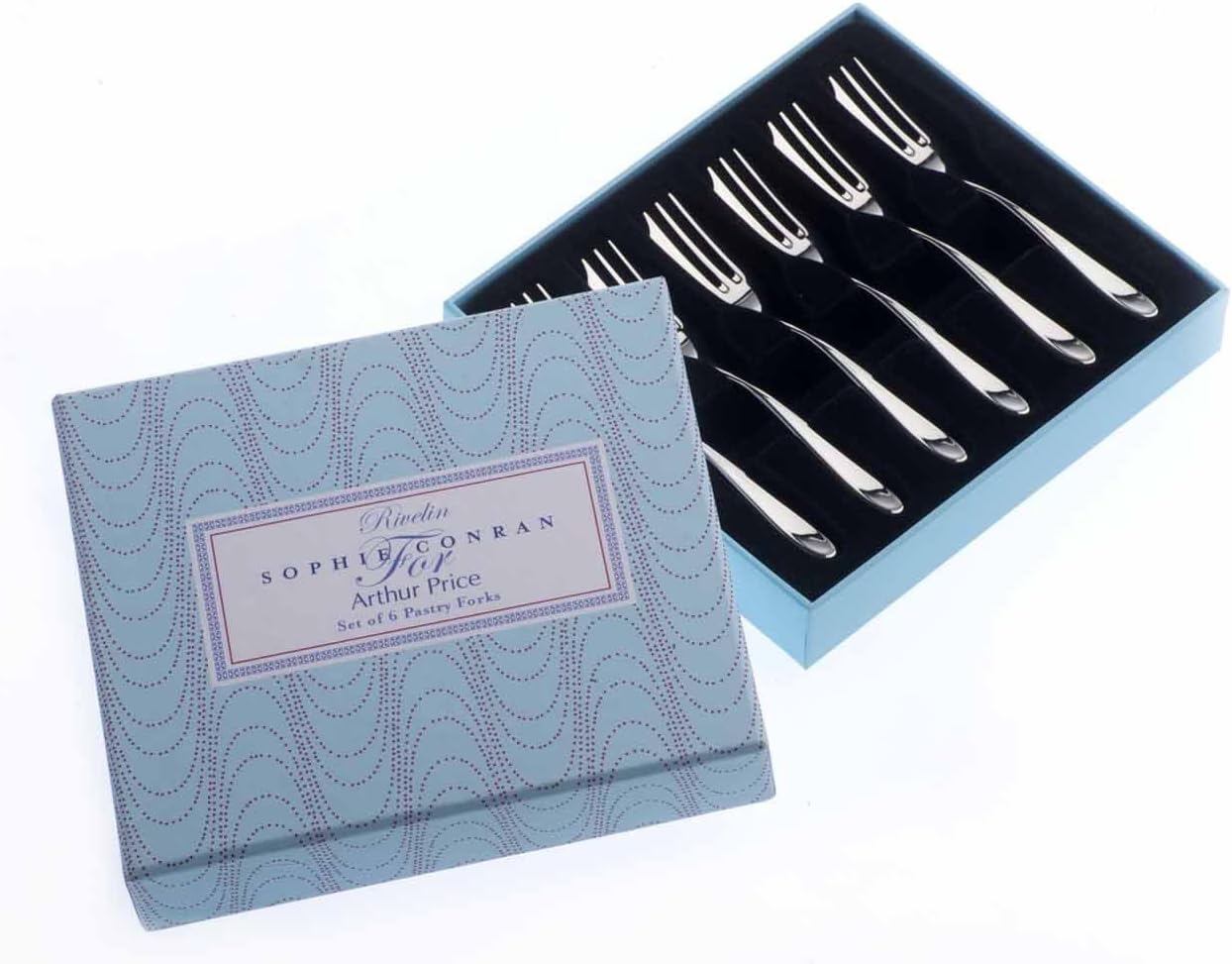 Sophie Conran Rivelin by Arthur Price Pastry Forks (Set of 6), Silver