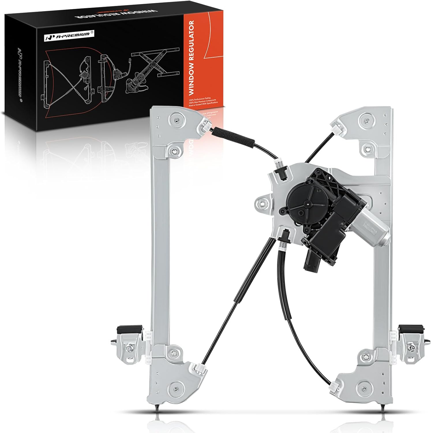 A-Premium Front Driver Side Power Window Regulator with Motor Compatible with Chevy Cruze 2011-2015, Chevrolet Cruze Limited 2016 - with Auto Up and Down (7 Pins Connector)- Replaces # 94532757