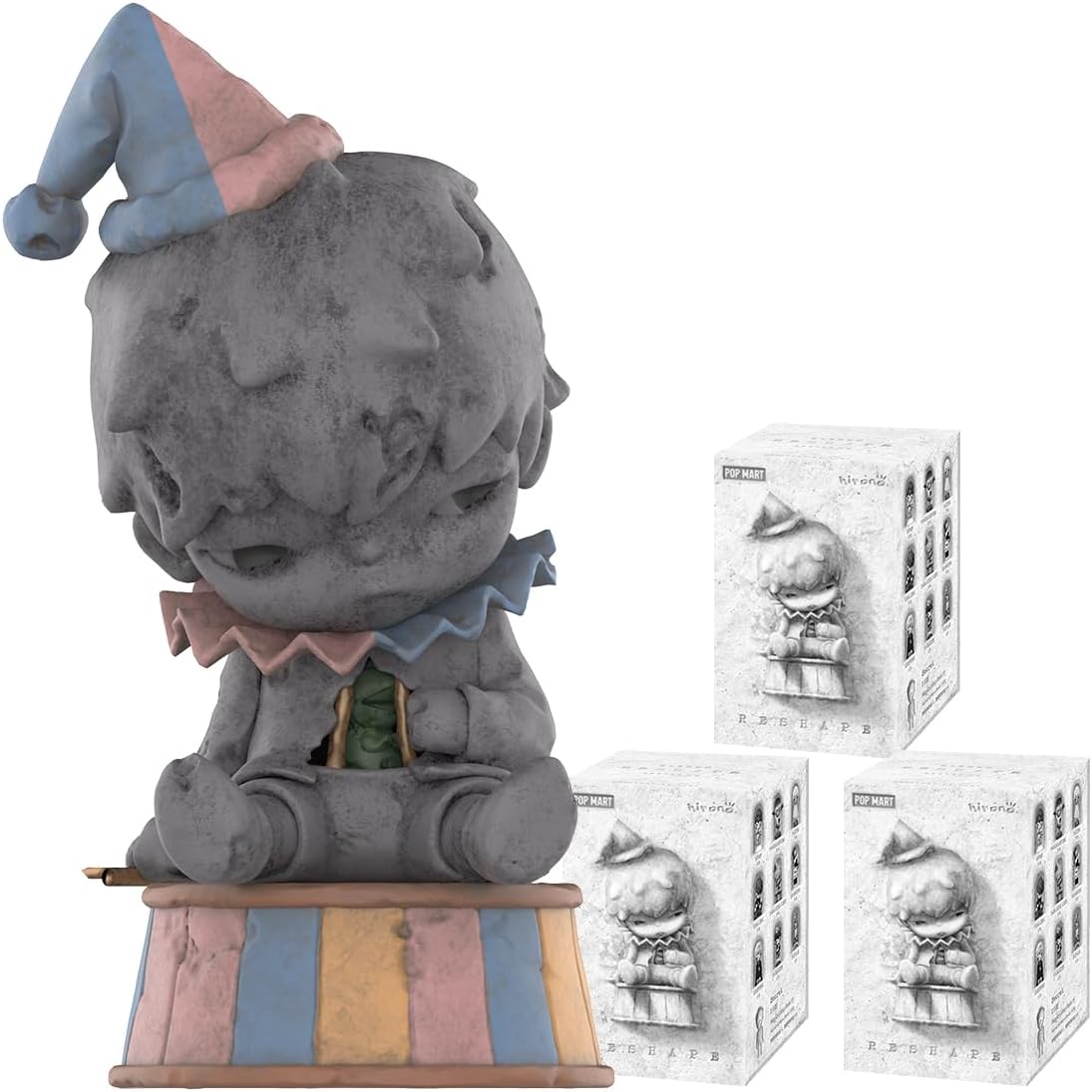POP MART HIRONO Reshape Series Figures 3Boxes 2.5 inches Articulated Character Premium Design gifts for women Fan-Favorite blind box Collectible Toy Art Toy Action Figure