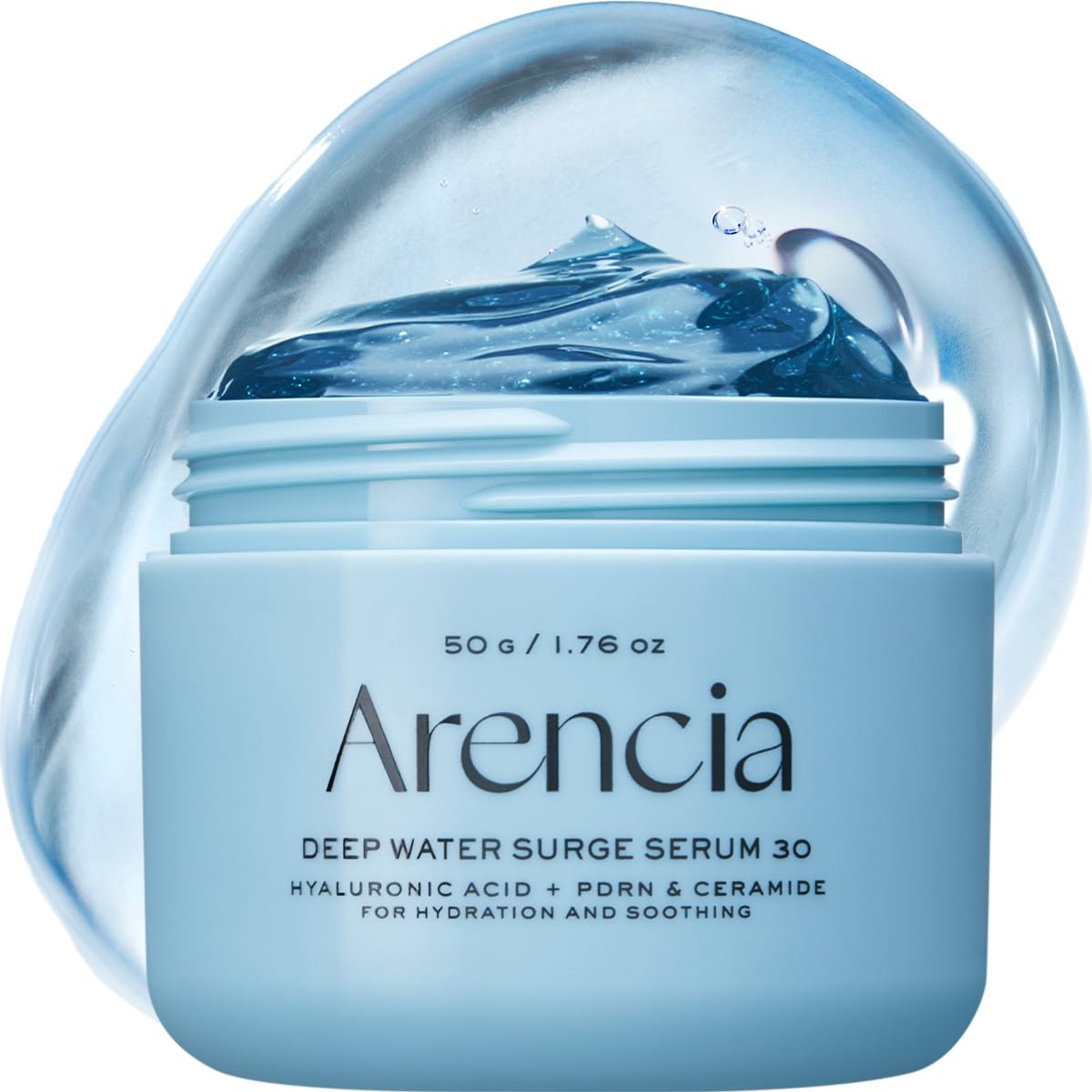 Intensive Hydration Overnight Serum - Cica PDRN + Hyaluronic Acid + Ceramide, Panthenol, Smooths fine line for plump glass skin, Korean Skincare 50g 1.76 oz