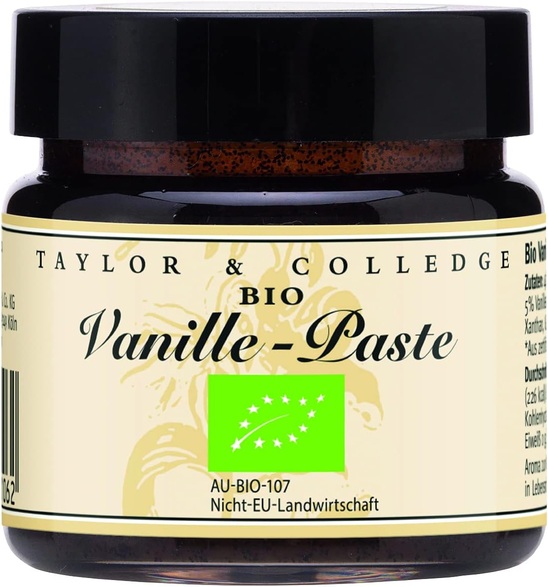 Taylor & Colledge Organic Vanilla Bean Paste, 65g