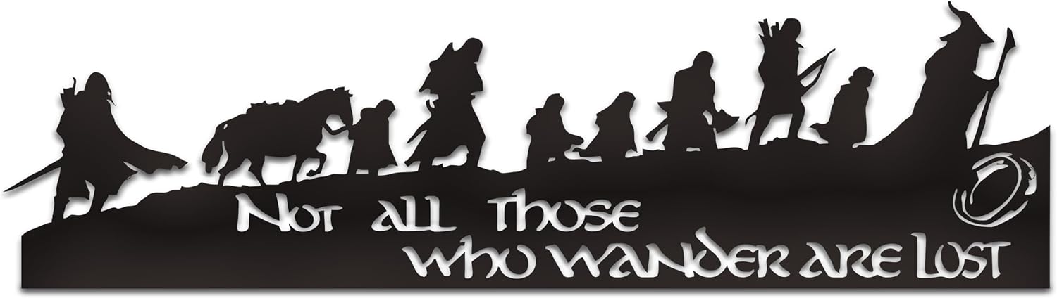 Aimery Unique metal wall decoration, character silhouette wall art, famous movie scene decoration art, the best gift for him, black
