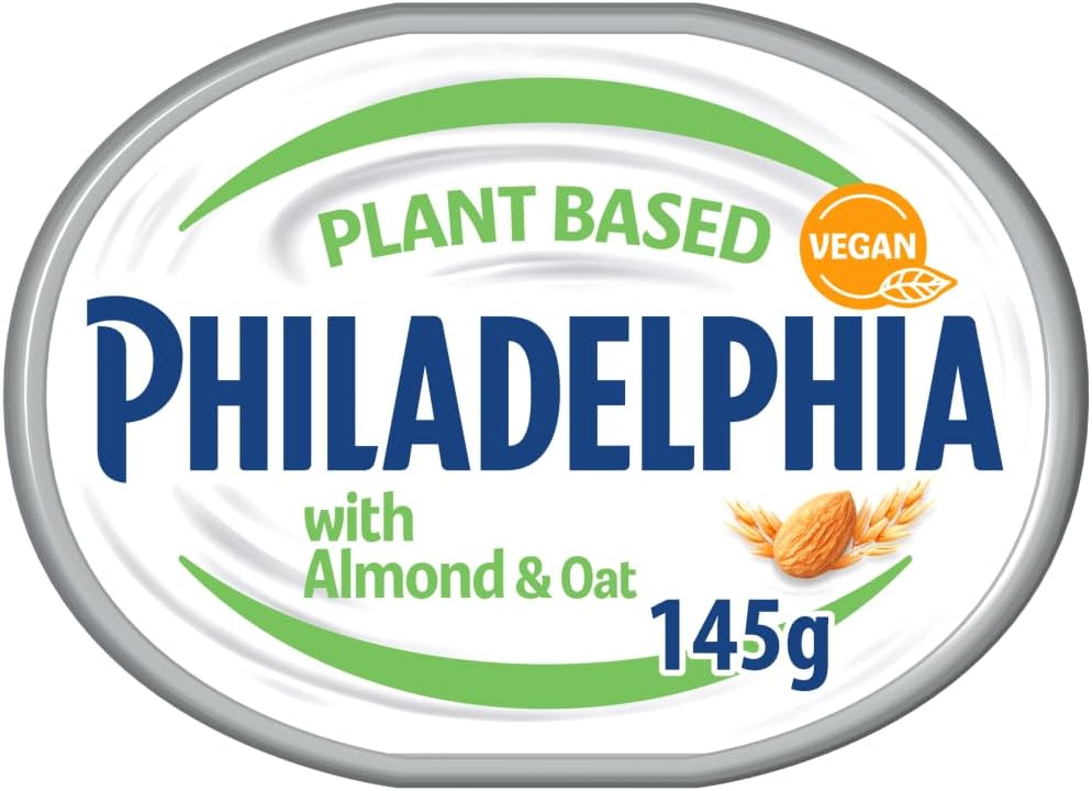 Philadelphia Plant-Based Almond & Oat Soft Cheese Alternative, 145g