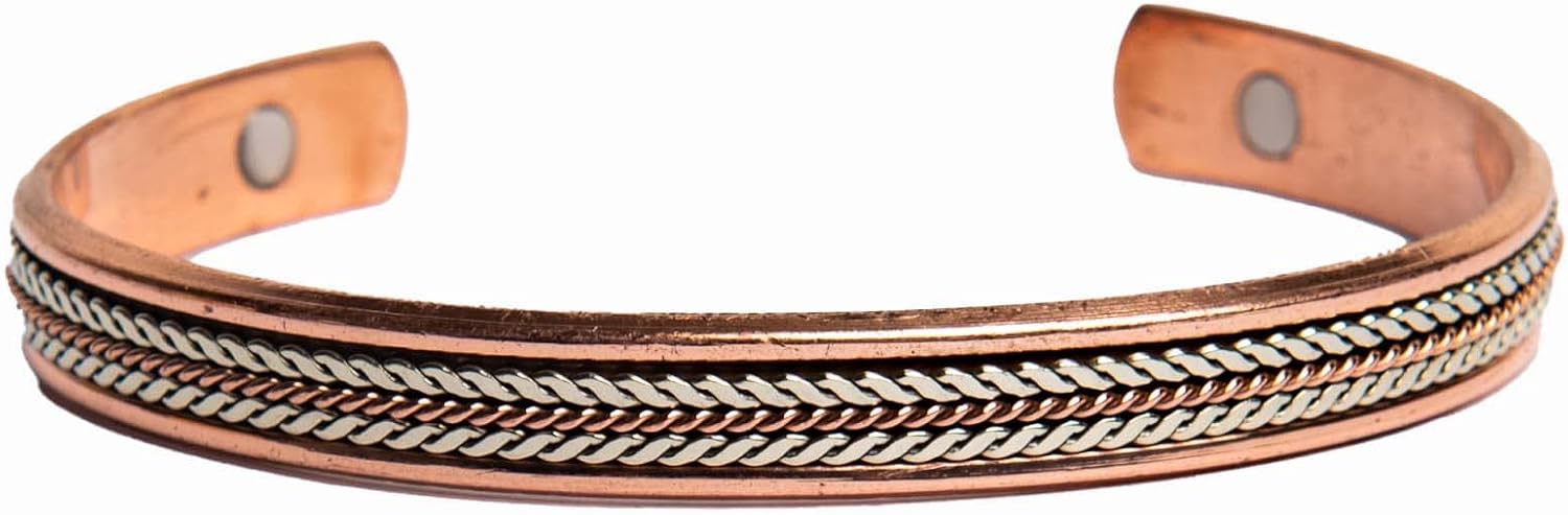 Wonder Care Copper Bracelet For Women And Men Copper Bracelet Women Copper Bracelet Men Kada Healing Magnet Copper Magnetic Bracelet For Christmas Gifting