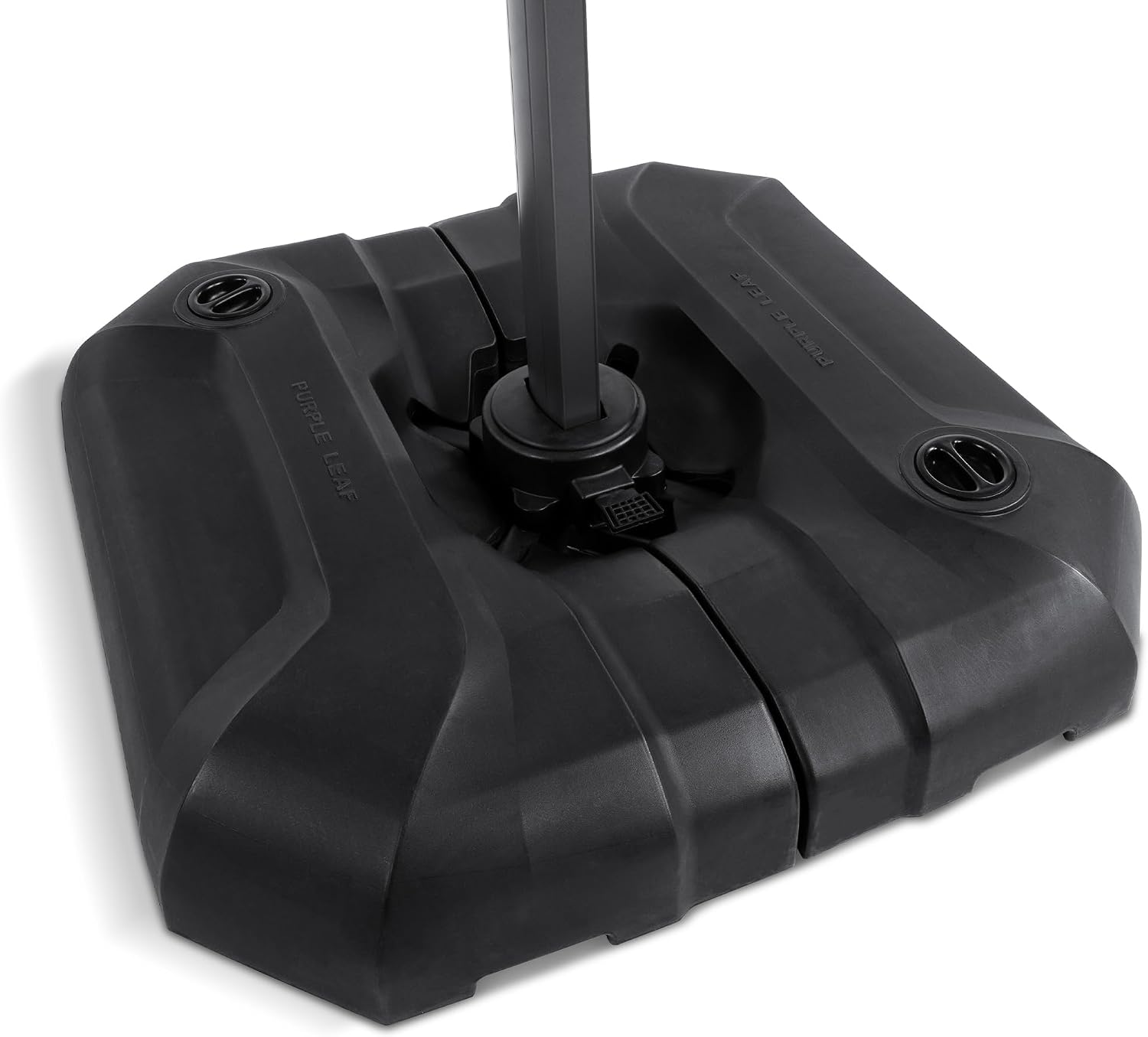PURPLE LEAF Patio Umbrella Base Water & Sand Filled Weighted Base Outdoor Umbrella Base for Cantilever Offset Patio Umbrella, 90KG