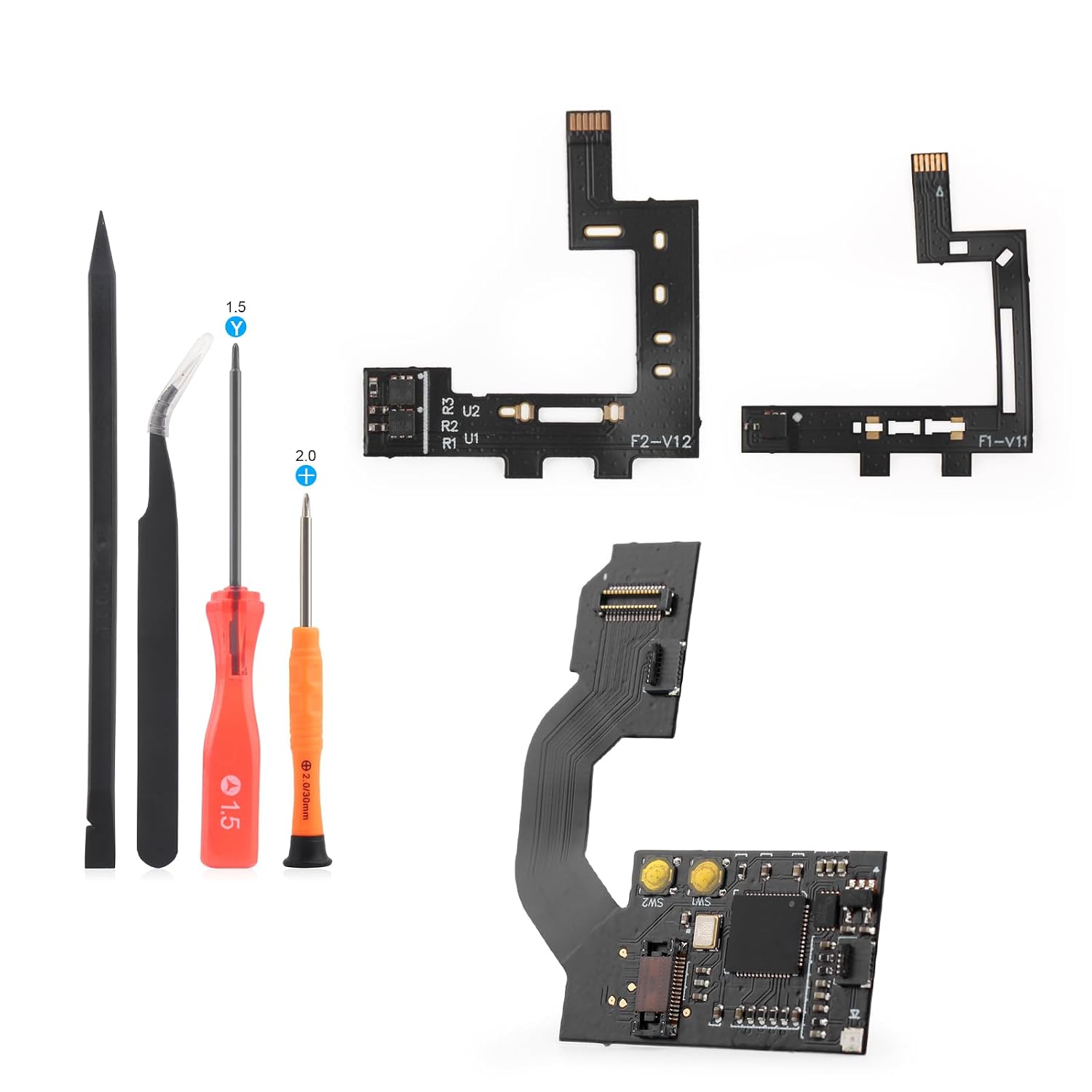 RongZy Game Console CPU Cable for RP2040 Switch Repair Core Chip Replacement for Nintendo Switch Game Console CPU Flexible Cable with Repair Tools