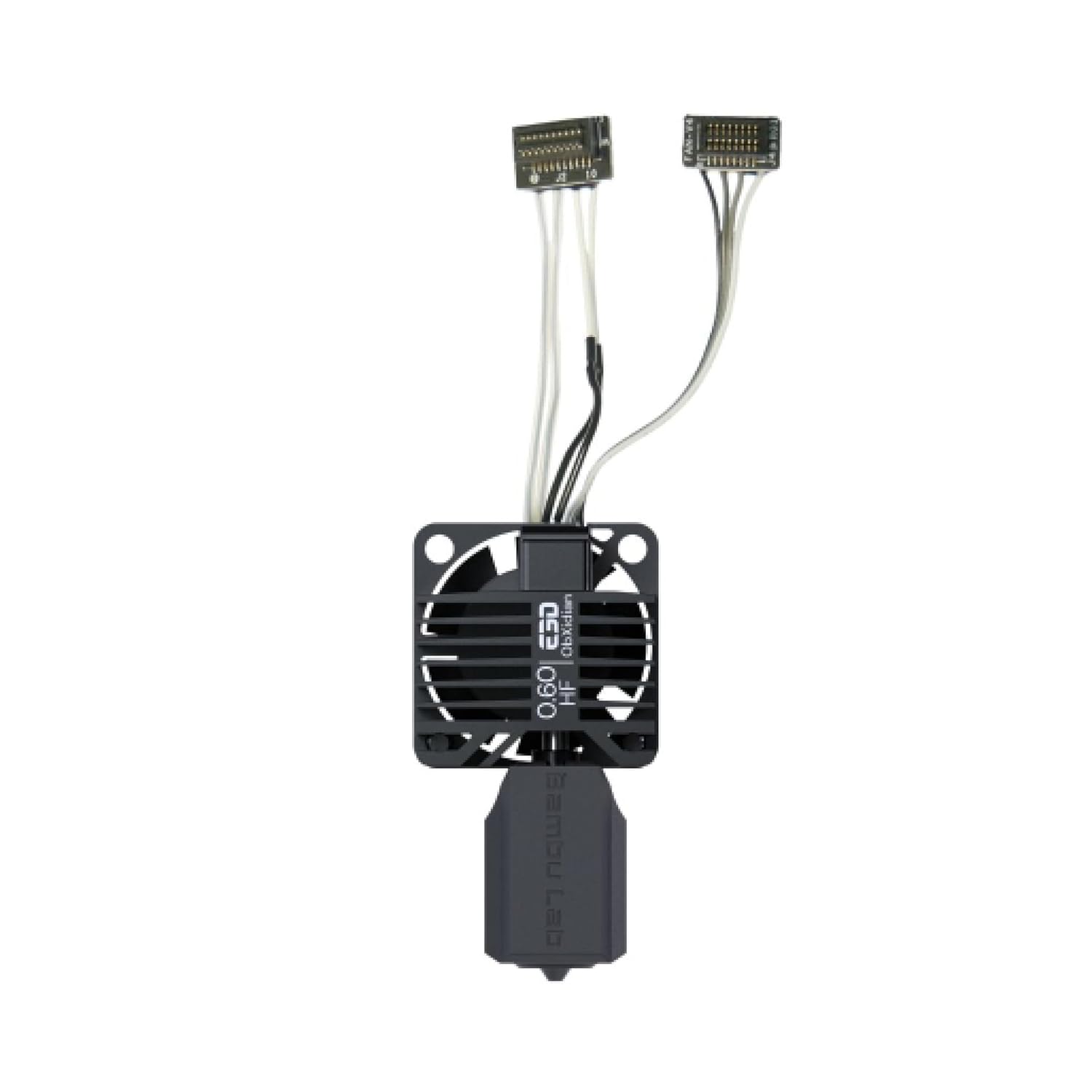 E3D High Flow ObXidian™ Bambu Lab X1 Carbon (0.6mm) Complete HotEnd, 60% Increased Flow Rate, Smooth 3D Printing, Ideal for Fiber-Filled Filaments, Bambu Approved