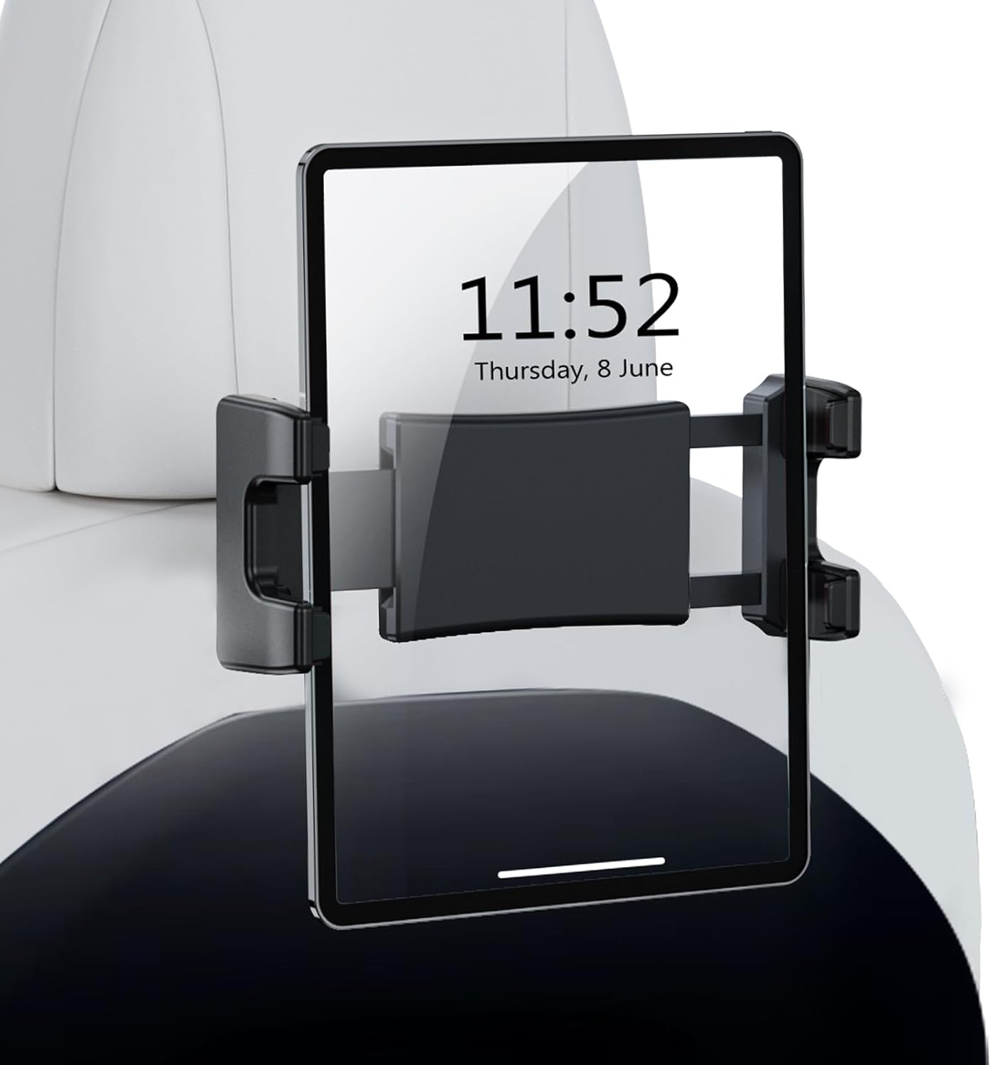 OHLPRO Tesla Tablet Holder Back Seat, iPad Holder, Headrest Tablet Mount with 360 Degree Rotation, Tesla Model 3/Y Headrest Stand for iPad Pro 12.9 Air Mini, Galaxy Tab, Fire, Switch, iPhone, 5-13"