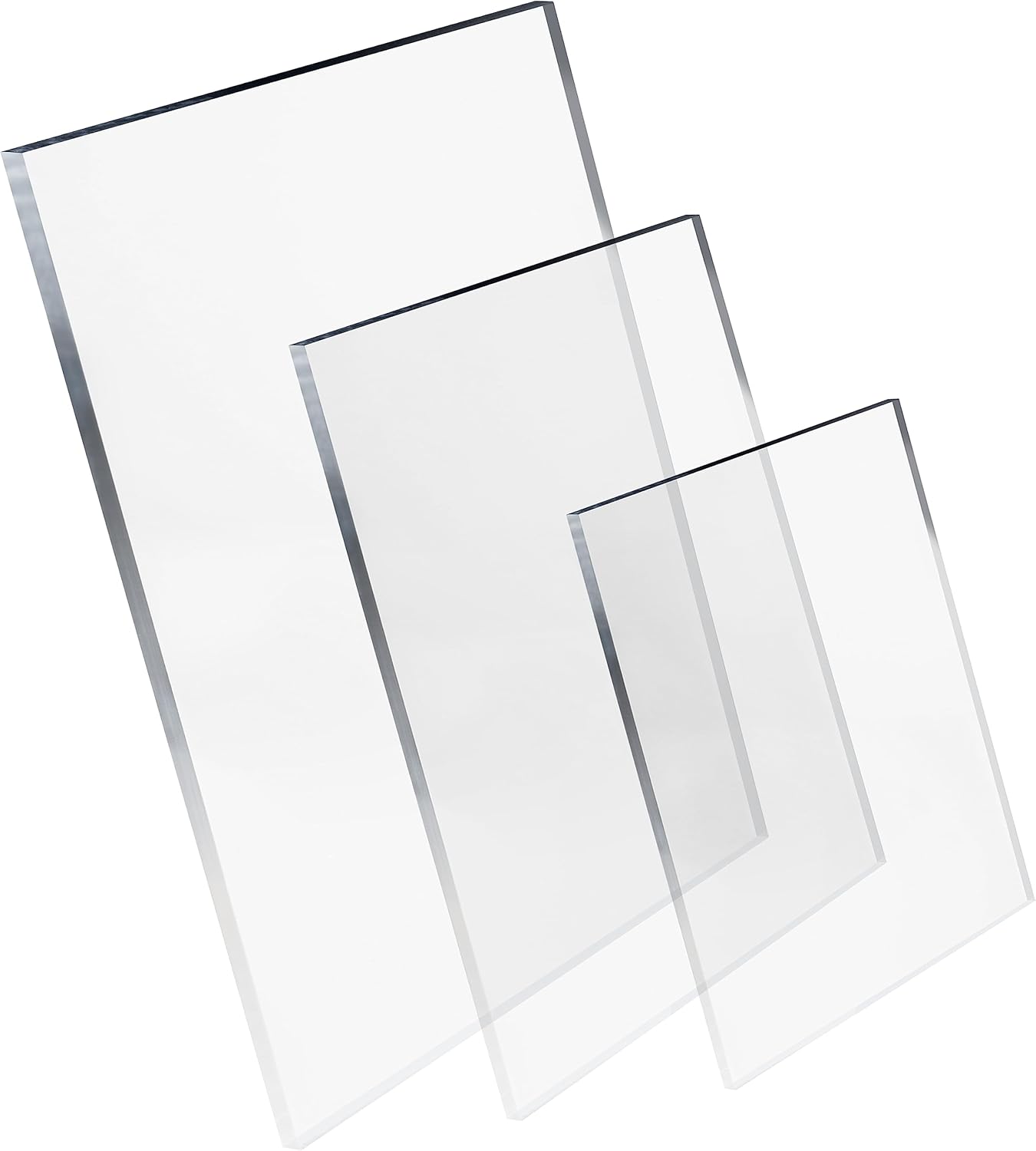Pixly® Crystal Clear Acrylic Perspex Plastic Sheet | Transparent | A5 A4 A3 | 2mm/3mm/5mm Thickness - Multipurpose Crafting, DIY and More (Thickness: 5mm, A5-210mm x 148mm)