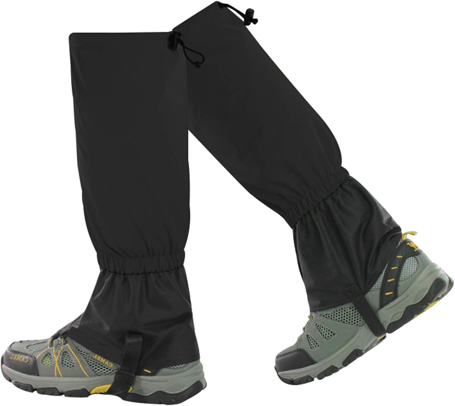 TourKing Hiking Gaiters Lightweight Leg Gaiters Snow Gaiters Waterproof Windproof Durable Leg Cover Protect for Hiking, Skiing, Walking, Climbing