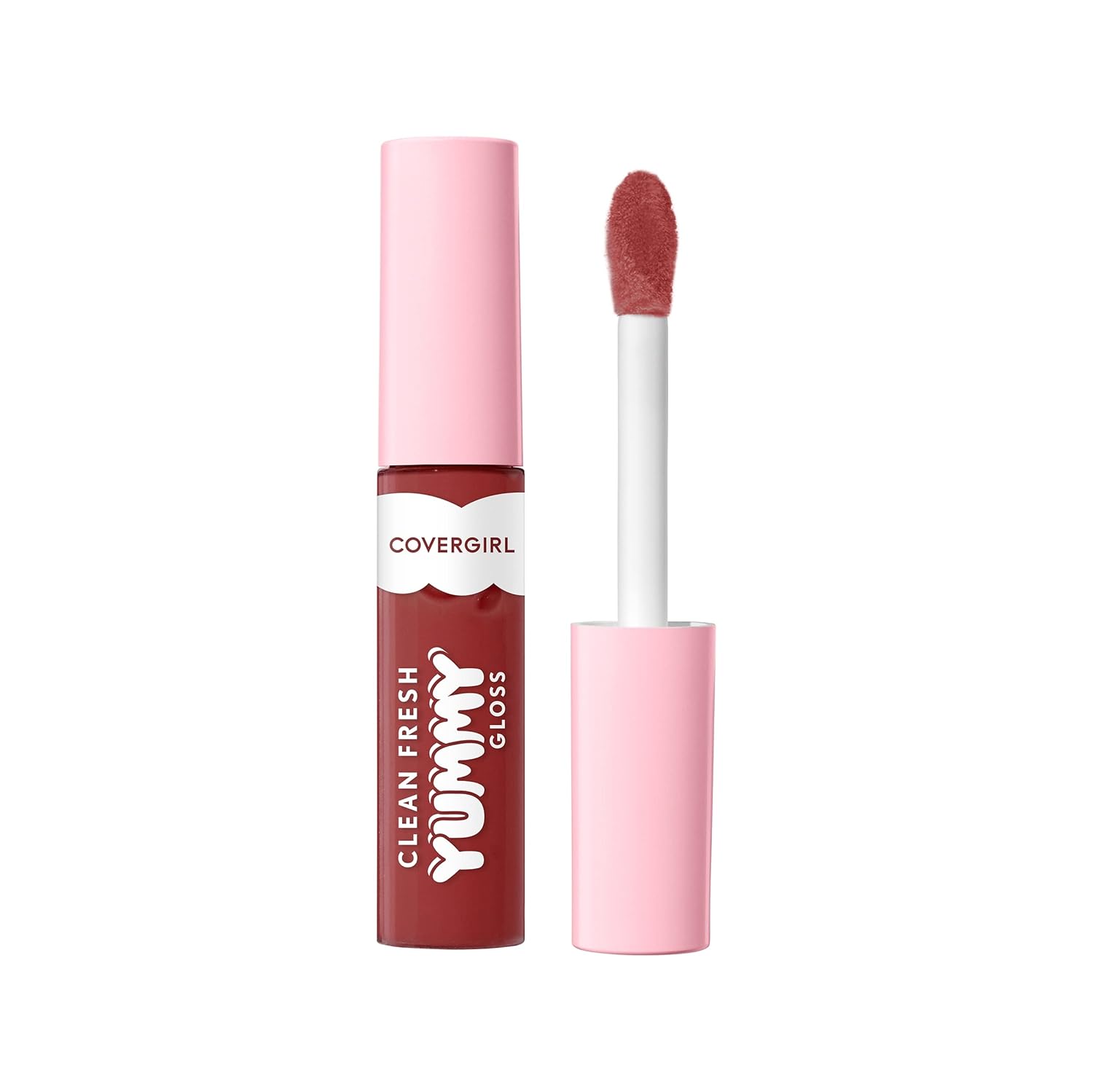COVERGIRL Clean Fresh Yummy Gloss Daylight Collection, Hydrating, Glossy Shine, Vegan Formula, Moonlight Eclipse 60, 0.33oz