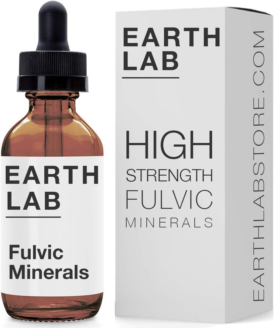 Earth Lab - Fulvic Minerals 50ml - High Strength, All Natural & Vegan Friendly, 100 Day Water Drops - Best for Gut Health