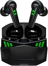 Black Shark Bluetooth Earbuds with 0.035s Ultra-Low Latency, Dual Environmental Noise Cancelling Microphones, Wireless Earbuds Gaming Earbuds with Bluetooth 5.3, IPX5 Waterproof, 28h Listening Time