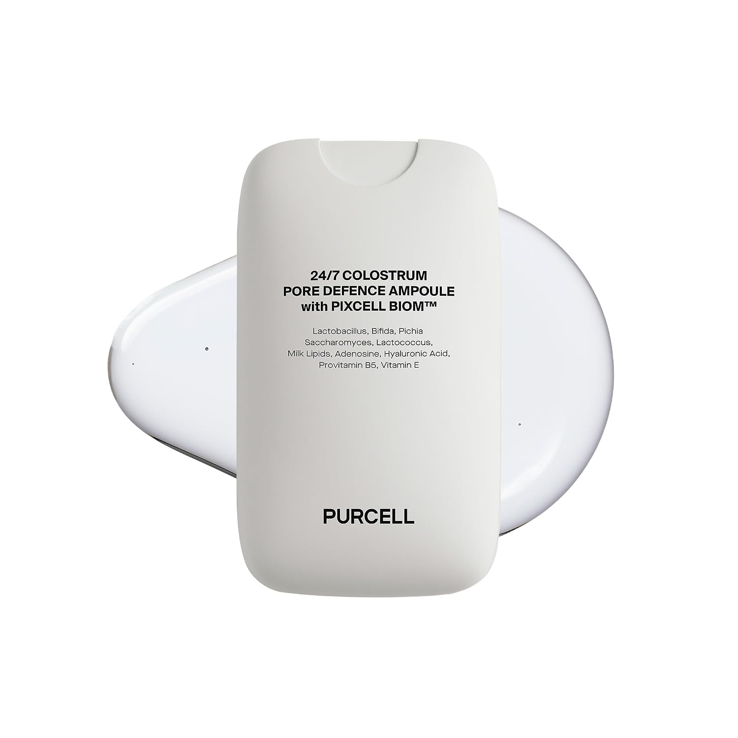 PURCELL 24/7 Colostrum Facial Serum Spray(White) - Ampoule Mist for Glass skin with Long Hydration, Poreless Smooth Skin, Before & After Makeup, Hyaluronic Acid, For All Skin types, 1.85 fl oz(55ml)