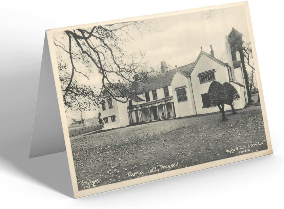 GREETING CARD - Vintage Lancashire - Parrox Hall, Preesall