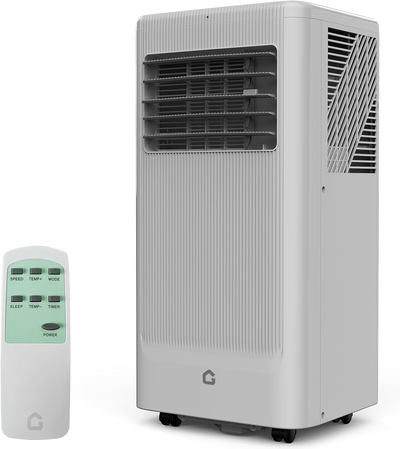 8000 BTU Portable Air Conditioner 3 Speeds & Sleep Mode, 3-in-1 Cooling AC Portable Air Conditioner for Room, Standing Air Conditioner for Room, Ventless Floor Air Conditioner