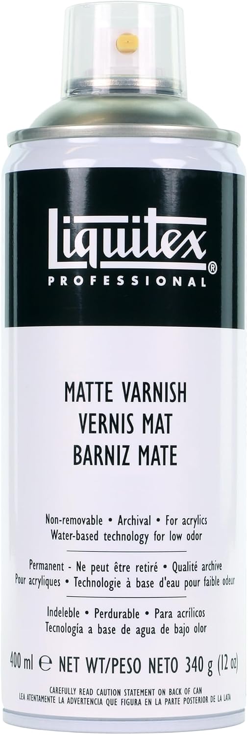 Liquitex Professional Spray Varnish, Matte, 12-oz Can