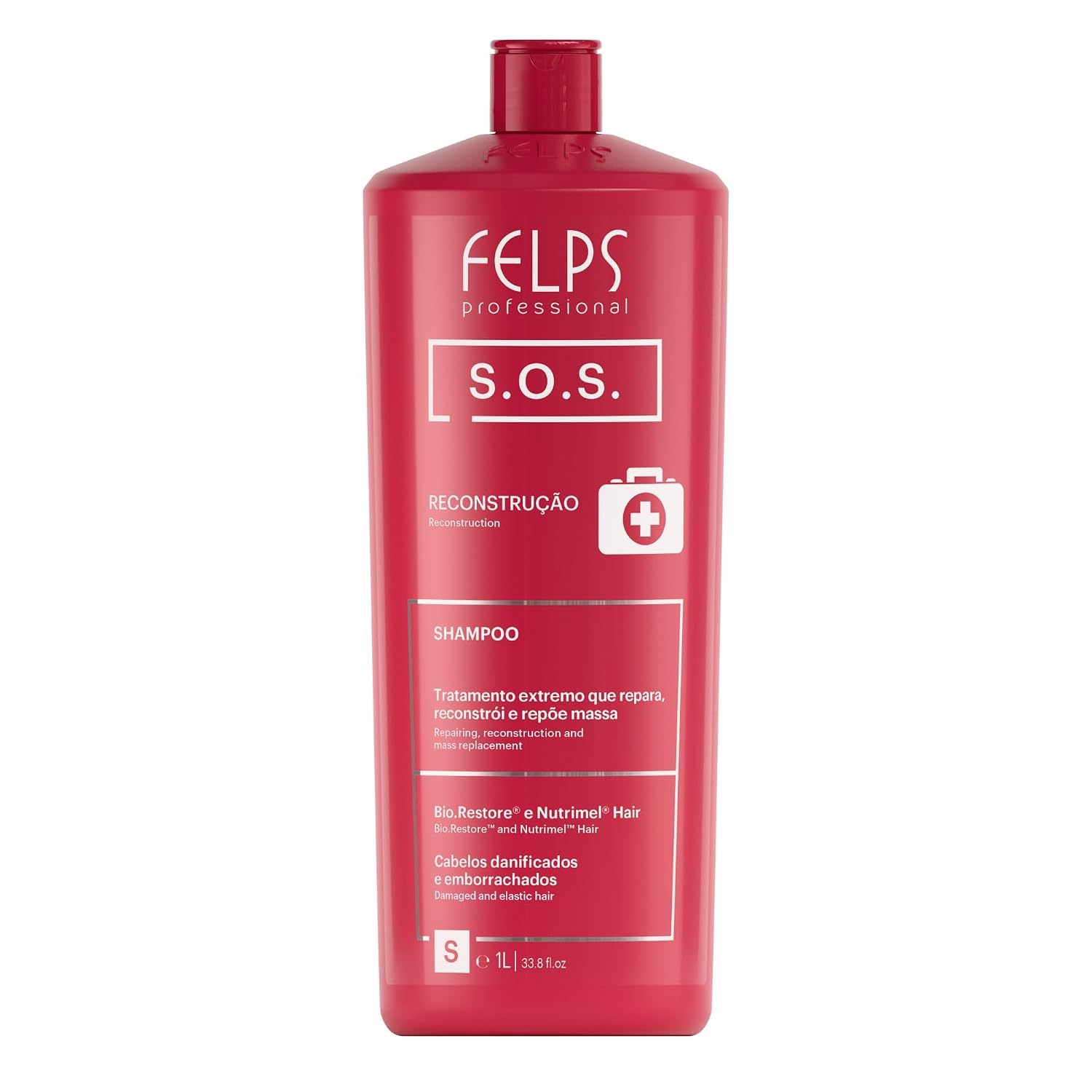 Felps SOS Repair Shampoo - 1000ml/33.8oz