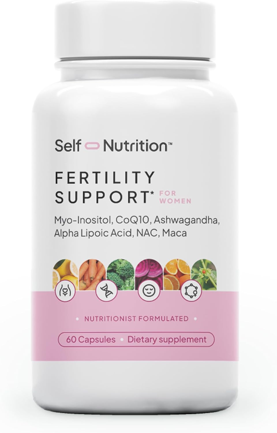 Fertility Support for Women | Conception for Her, Coenzyme Q10, Ashwagandha, Myo-Inositol & More| Support Cycle Regularity & Ovulation| Vegan, Non-GMO, USA Made-60 Capsules