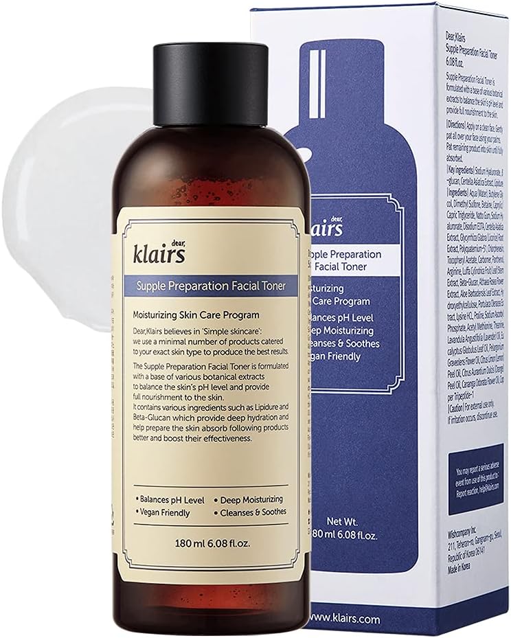 DearKlairs Supple Preparation Facial Toner, 180 ml