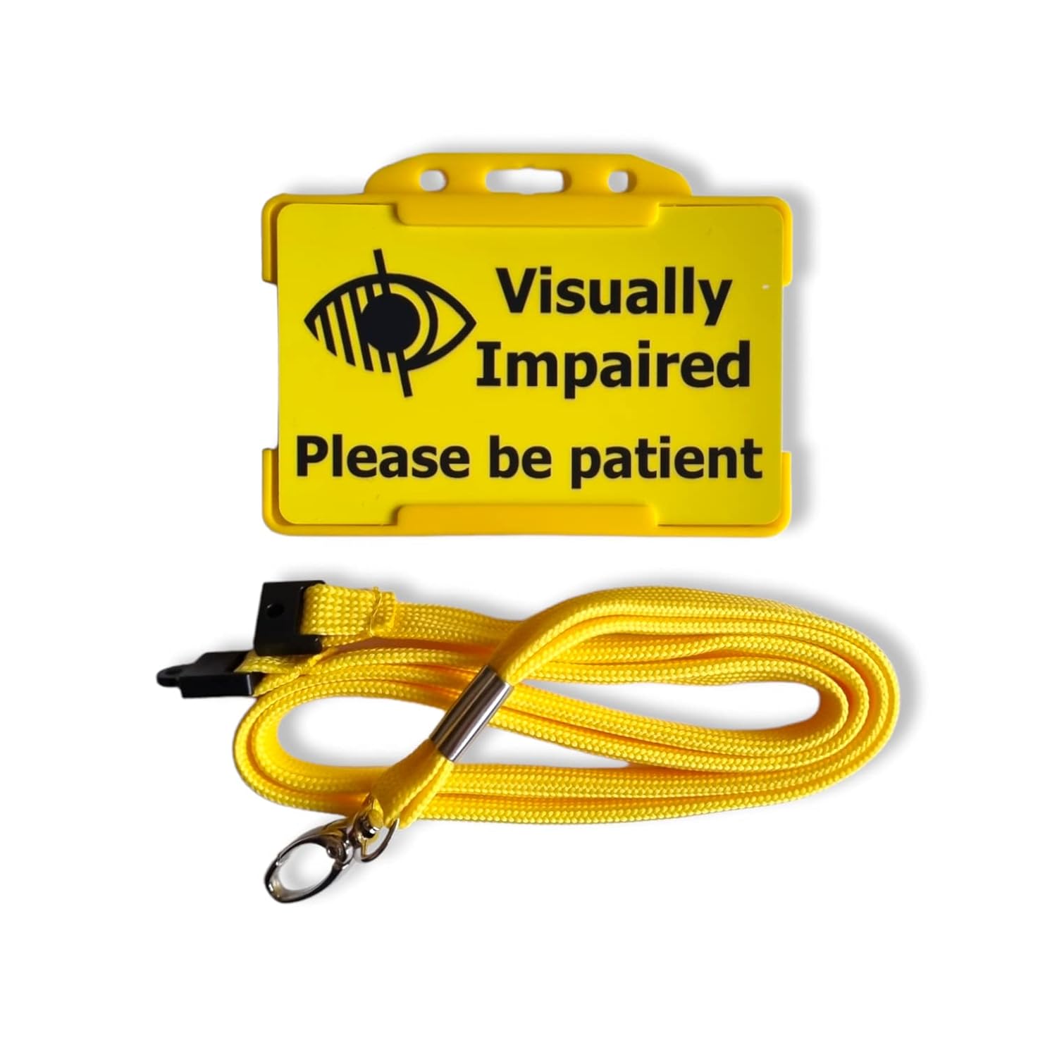 Visually Impaired Hidden Disability ID Card - Lanyard - Disability Awareness