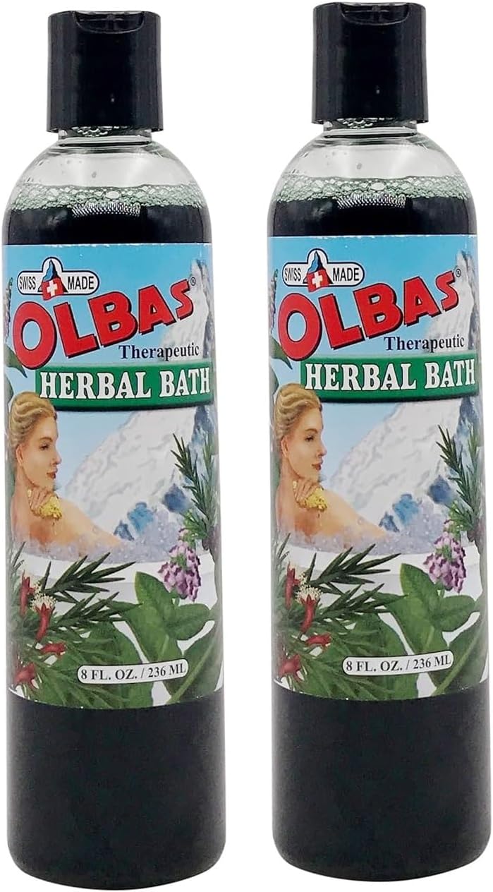 Olbas Herbal Bath, 8 fl oz / 236 ml, 2-Pack