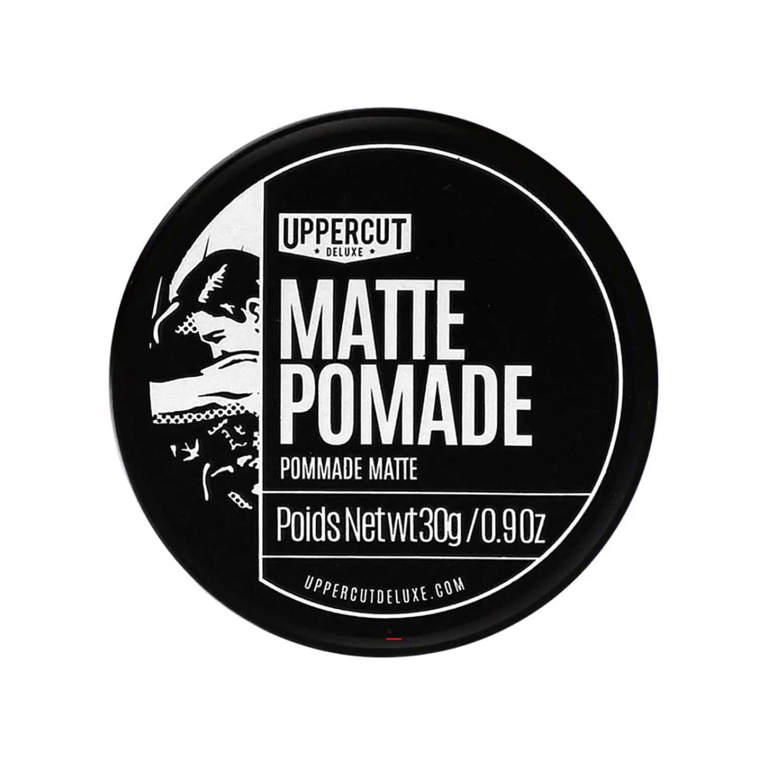 UPPERCUT DELUXE Matte Pomade Midi, Medium Hold, Matte Finish Water Based Matte Hair Styling Product Easy Wash Out, No Residue, 0.9 oz / 30g