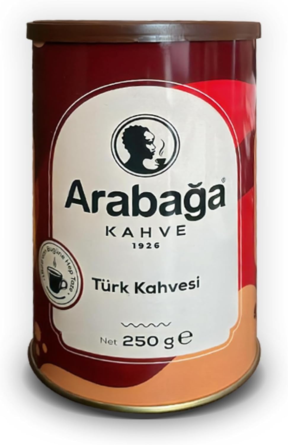 Arabaga Turkish Coffee - Gourmet Medium Roast Ground Coffee, 99 Years of Tradition, 250g,