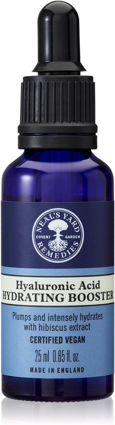 Neal’s Yard Remedies Hyaluronic Acid Hydrating Booster| Plumps & Hydrates| Skincare Boosters | Certified Organic Skincare | Anti-ageing Skincare Boosters | Certified Vegan Skincare