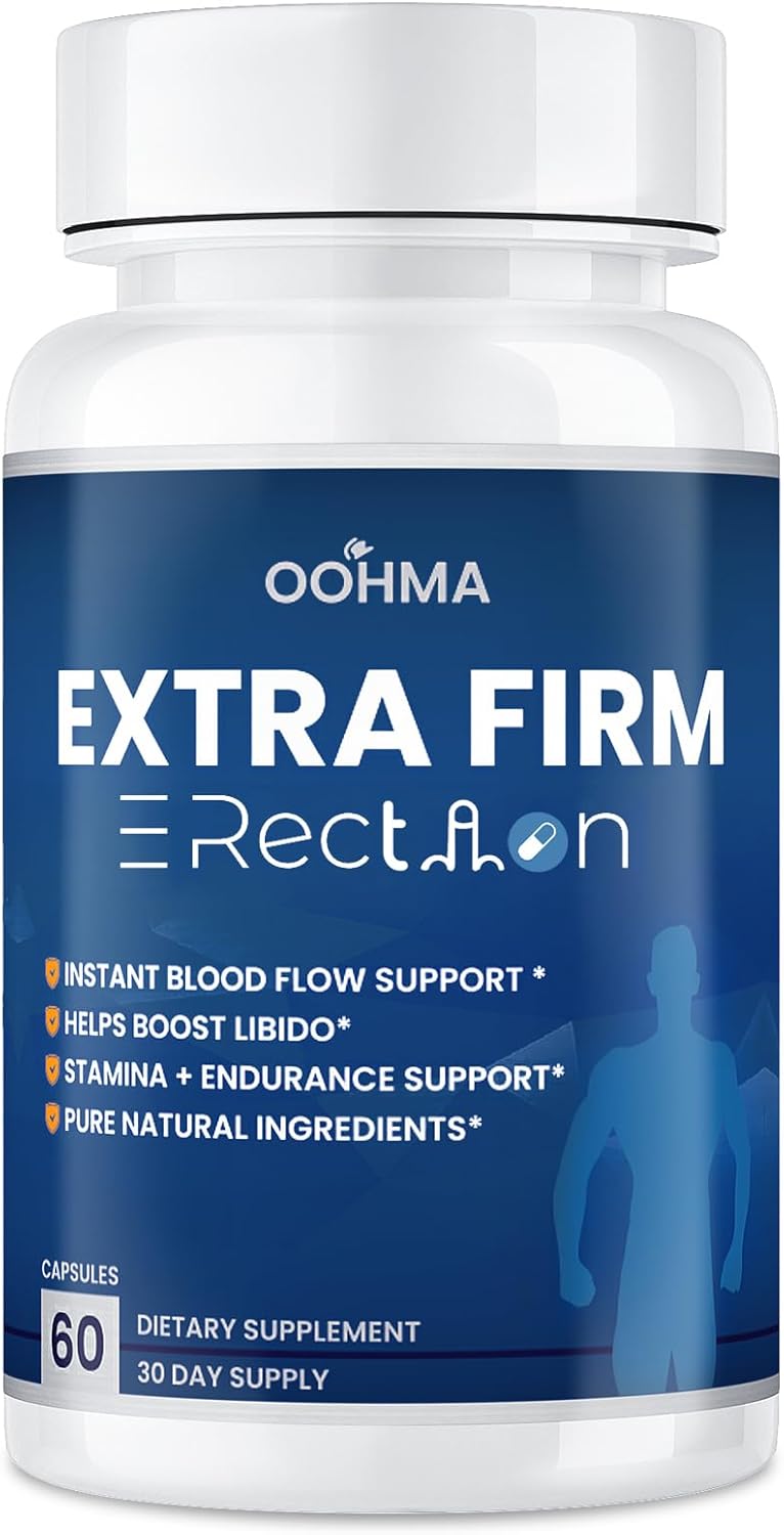 Fast-ActingMale Enhancing Supplement Pills for Blood Flow, Size & Stamina | Natural Formula with Maca & Epimedium | 3rd Party Tested for Purity & Potency | 60 Tablets