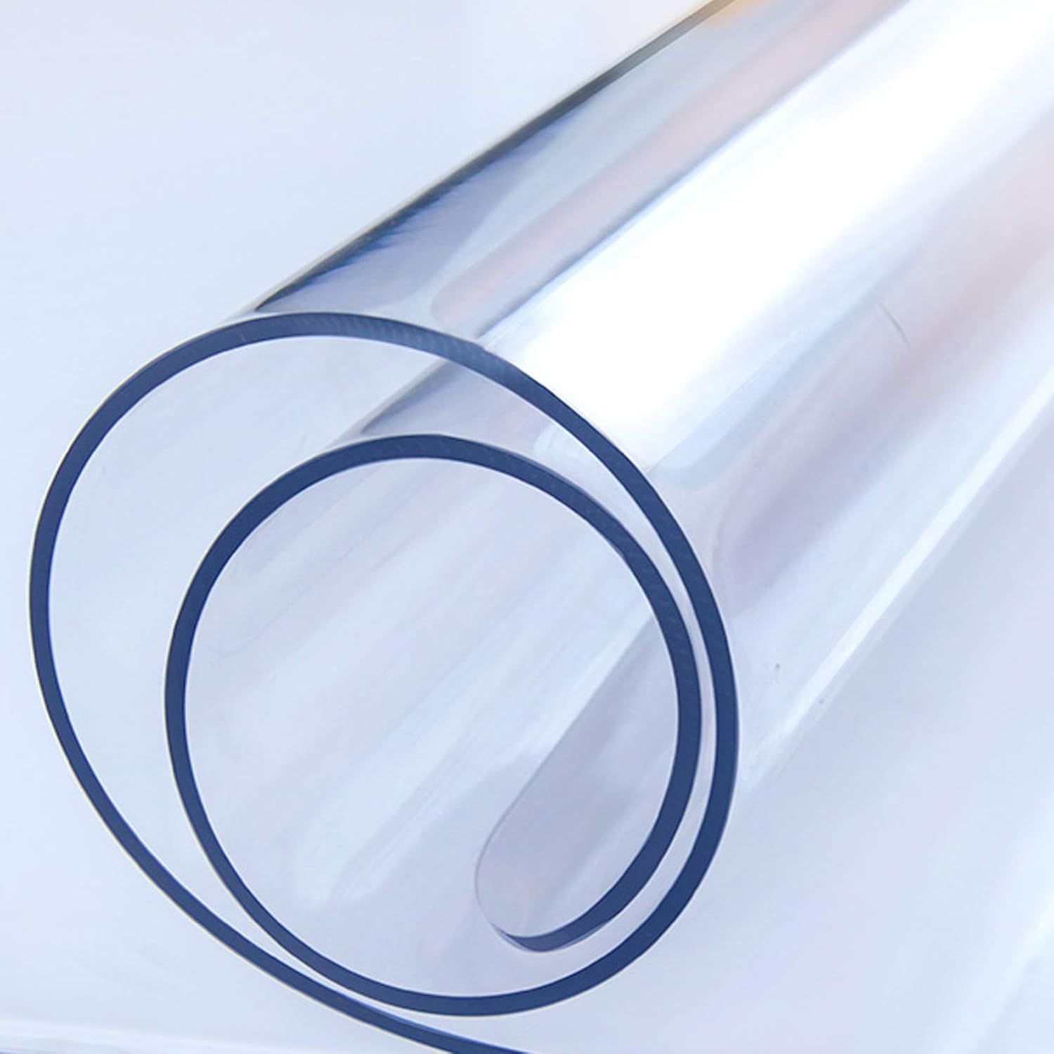 Extra Heavy Duty Tablecloth 3mm Thick,Non-Slip/Spill Proof Vinyl Table Protector,PVC Clear Table Cover Protector,for Coffee Table, Dining Table,Writing Desk,61 Sizes (40x40cm/16x16in)