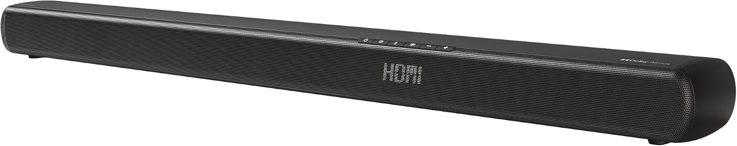 Dolby Atmos Soundbar 2.1.2 | 240W 3D Surround Sound with Built-In Subwoofers | Bluetooth 5.3 HDMI eARC/ARC, Optical, USB, | Ideal for TV Home Theatre Cinematic Audio | Wall Mountable | Azatom Elite