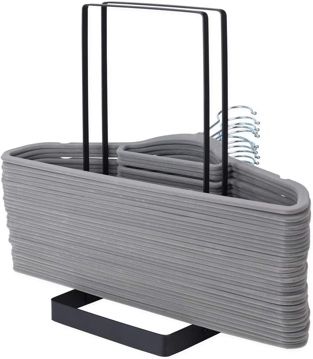 Gatphy Stainless Steel Hanger Store Organizer Detachable Hanger Stacker Clothes Store Holder Metal Coat Hangers Rack Stand for Closet Laundry Room (1 Pcs)