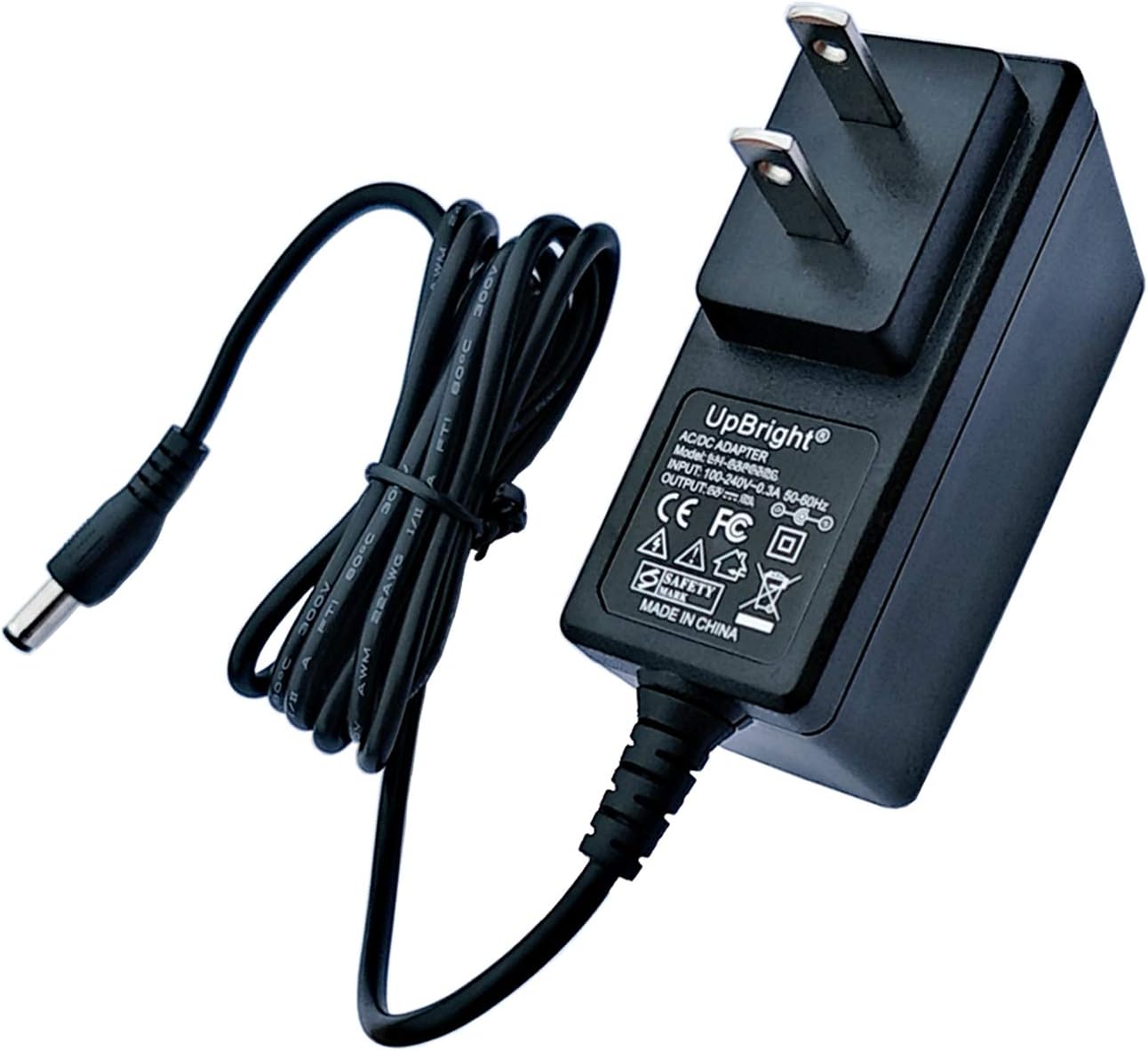UpBright 12V AC/DC Adapter Compatible with JIKADA JK-825 JK825 61 Key Lighting Portable Electronic Beginner Keyboard Piano Kit DC12V 1A 12W 12VDC 1000mA Switching Power Supply Cord Cable Charger PSU