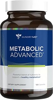 Gundry MD® Metabolic Advanced Nutrient Blend with Berberine to Support Healthy Metabolism, 120 Count
