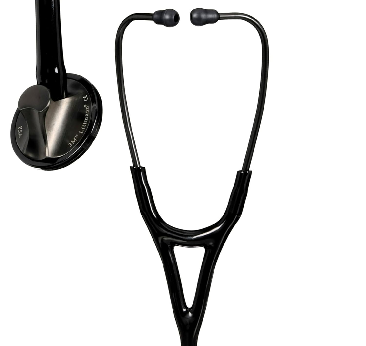 3M Littmann Master Cardiology Stethoscope, 2176, Stainless Steel Smoke-Finish Chestpiece, 27" Black Tube