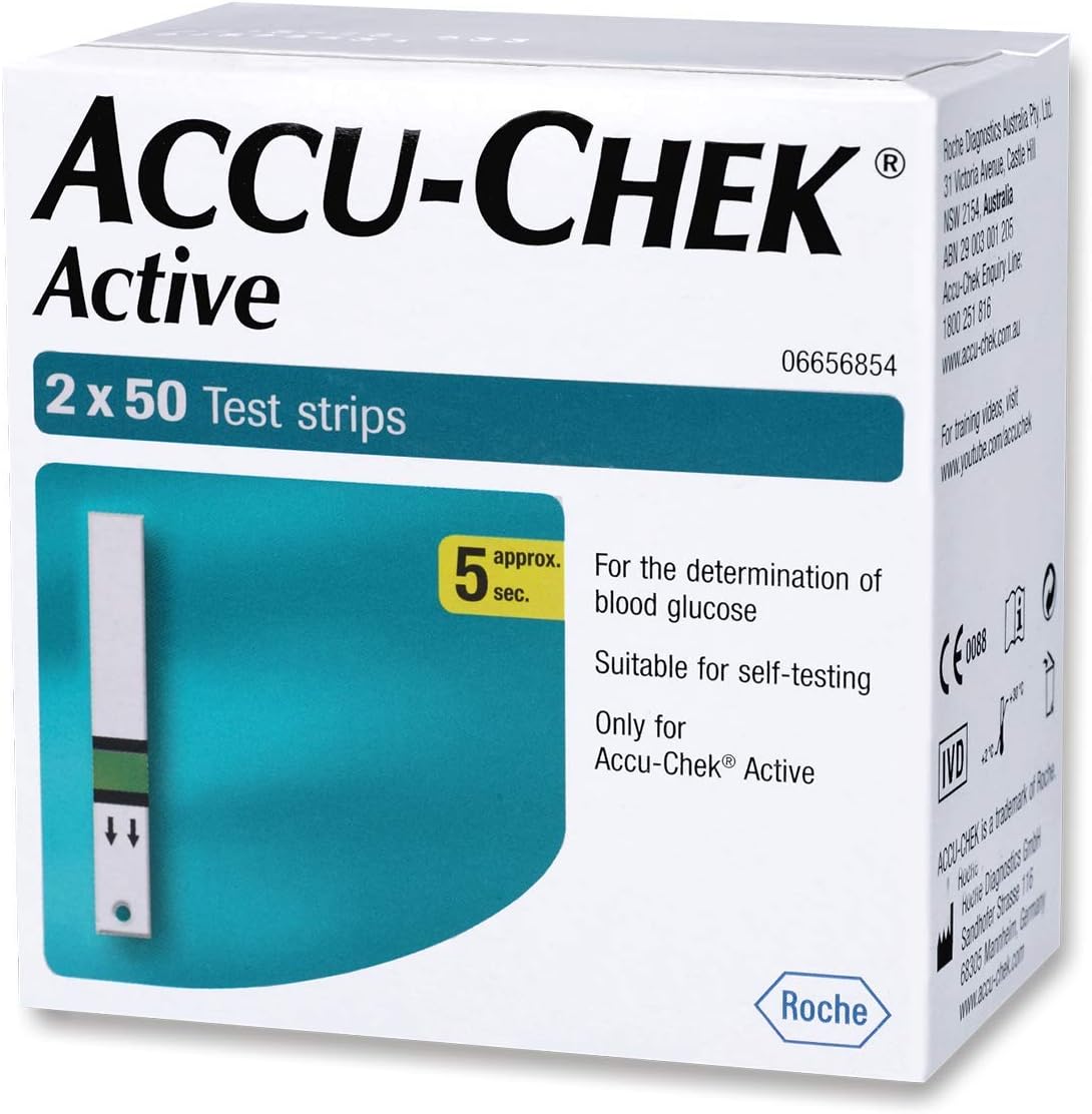 Accu-Chek Active Strips, 100 50x2 Multicolor