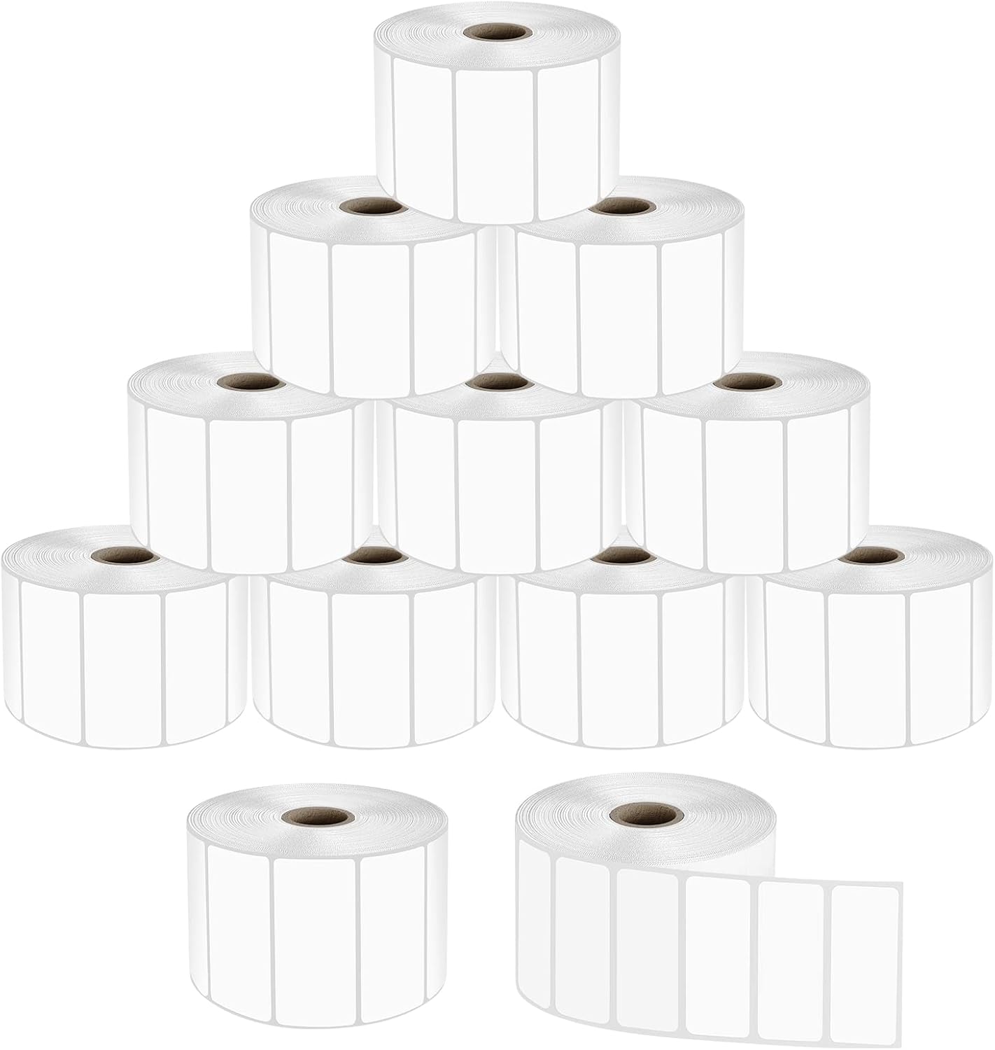 9527 Product 2"x 1" Sticker Labels Direct Thermal Labels 1000 Labels Per Roll (12 Rolls)