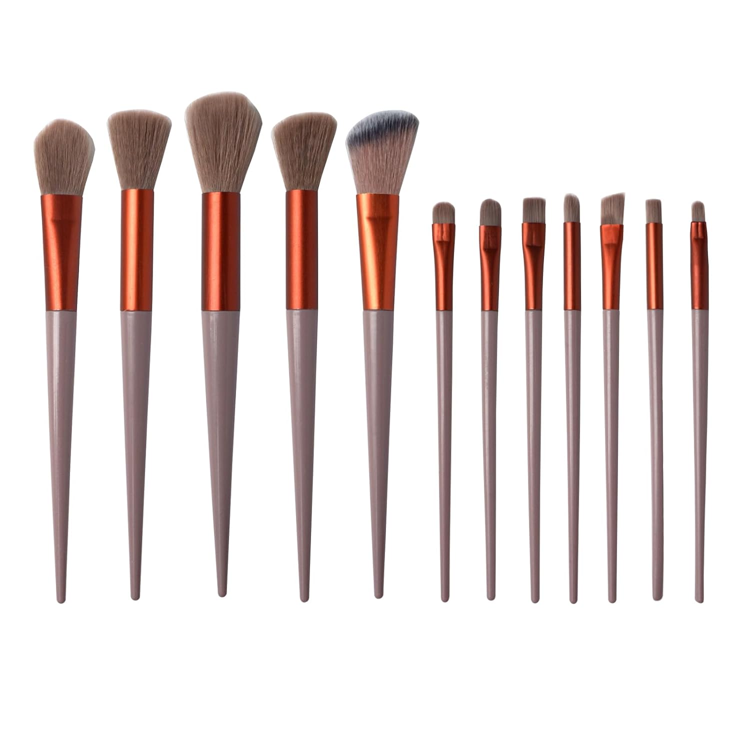 13 PCS Makeup Brushes Set,Make Up Brush for Foundation Eyebrow Concealer Eye Shadows Powder,Makeup Brush Kits for Travel and Daily Makeup Use (Pink)