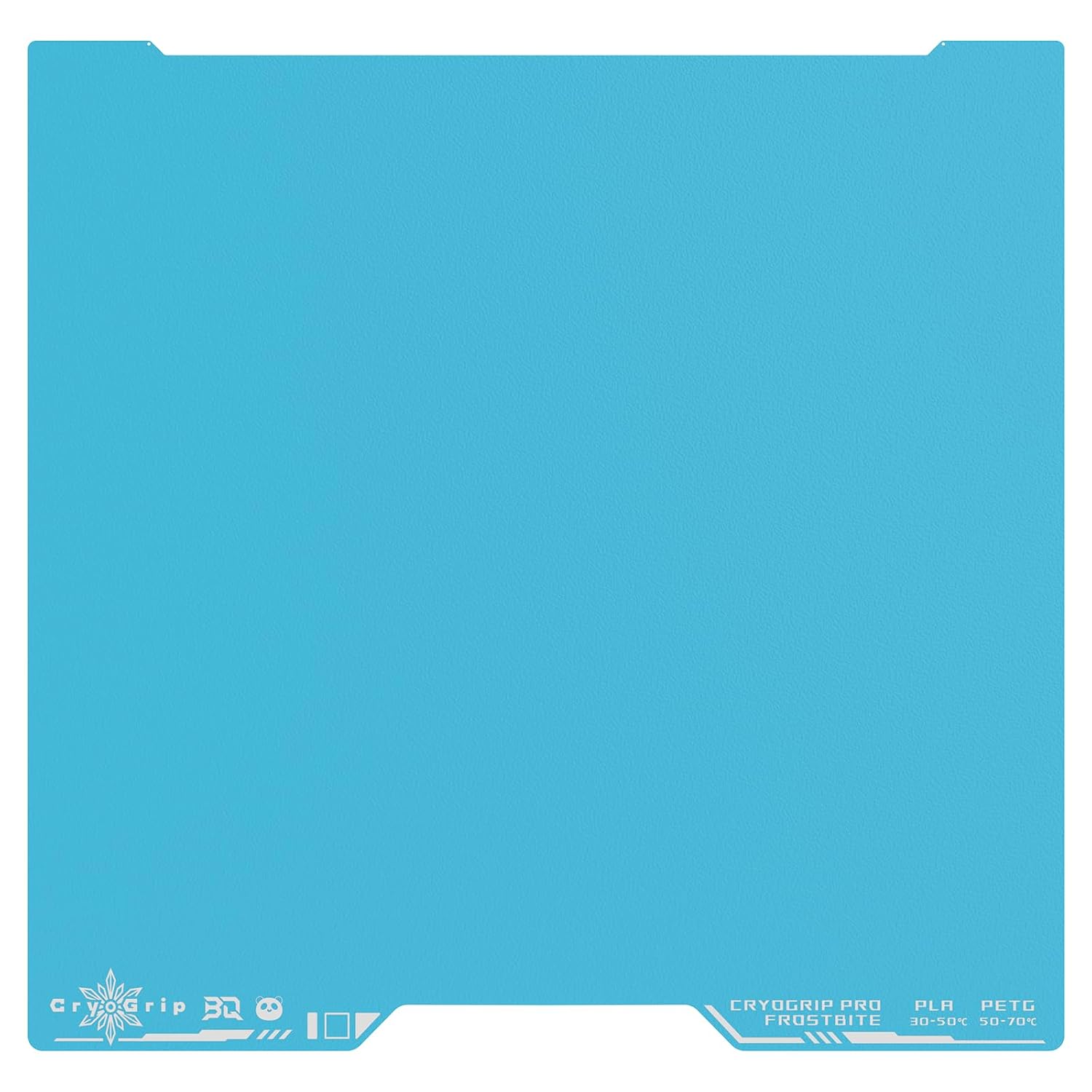 BIQU CryoGrip Pro Frostbite for Bambu-Lab H2D/H2S 3D Printer 355x346mm Cold Build Plate Room Temperature Print Double Sided Upgrade Spring Steel Sheet Removable Surface Platform