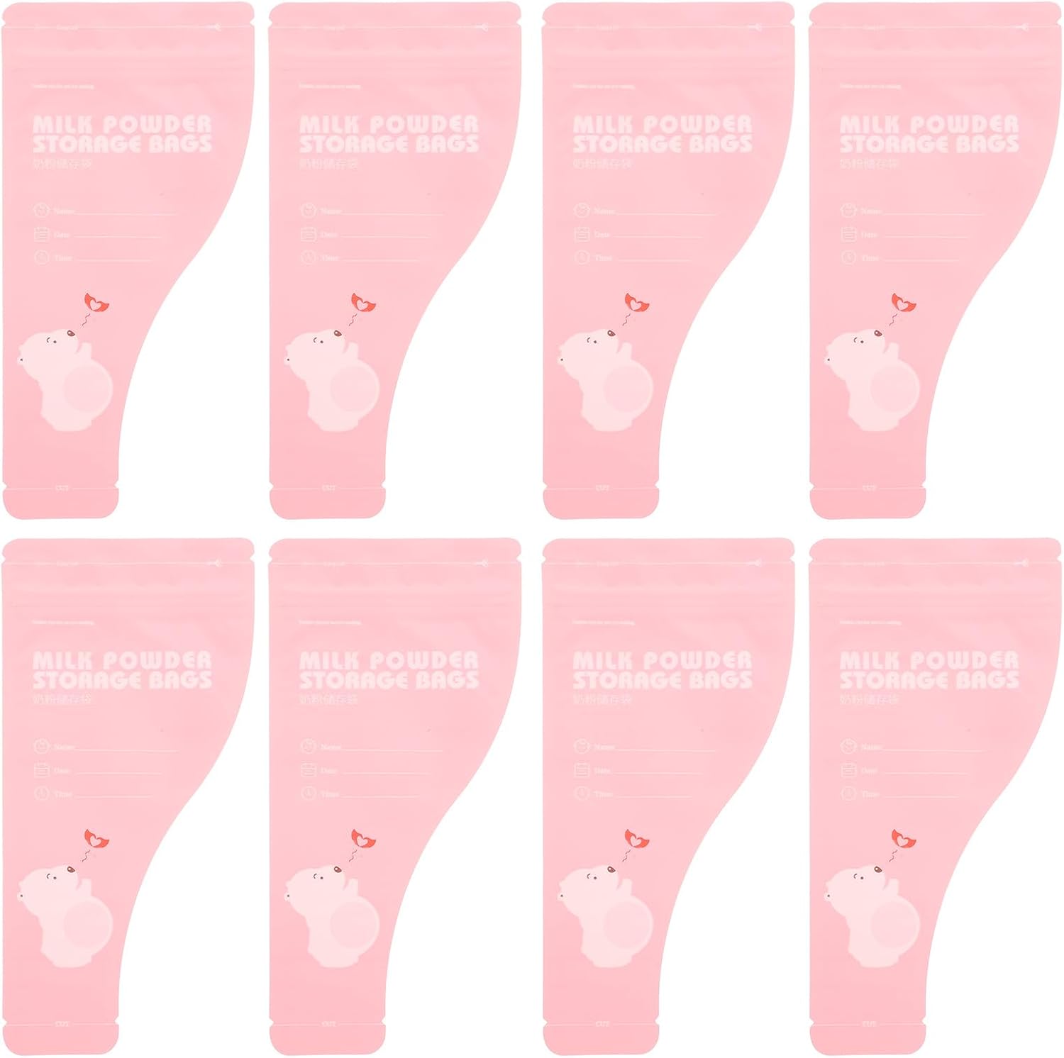 Kisangel 30pcs Disposable Milk Powder Bag Baby Formula Bag Formula Container Milk Powder Carrying Bag Milk for Baby Food Containers