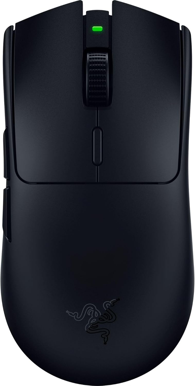 Razer Viper V3 HyperSpeed Wireless Esports Gaming Mouse: 82g Lightweight - Up to 280 Hr Battery - 30K DPI Optical Sensor - Gen-2 Mechanical Switches - 8 Programmable Controls - Classic Black