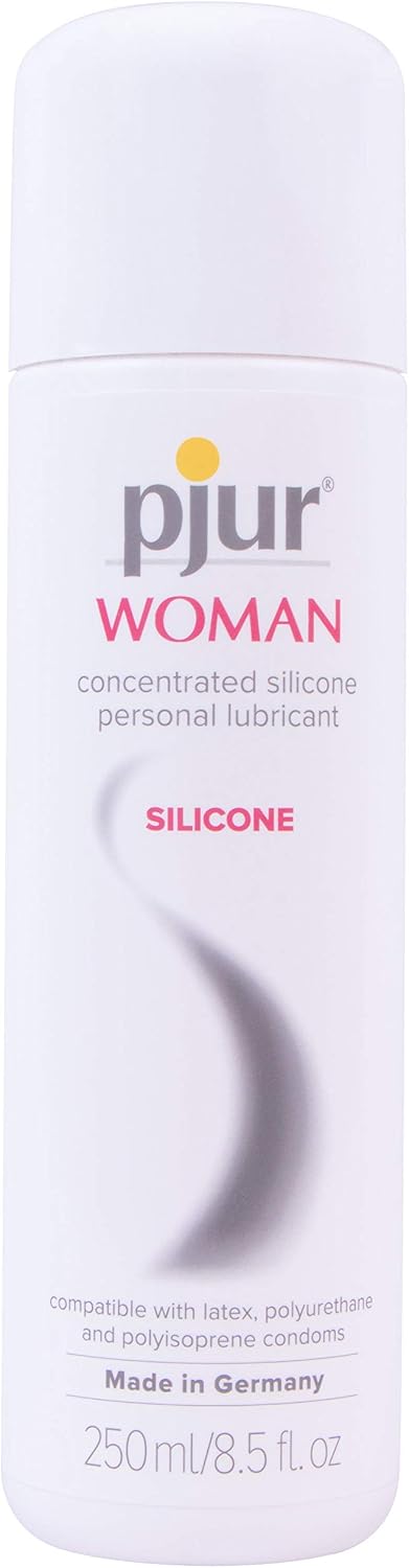 pjur Woman Silicone Based Personal Lubricant Specially Formulated for Women Female Skin Formula | 8.5 fl oz/250 ml