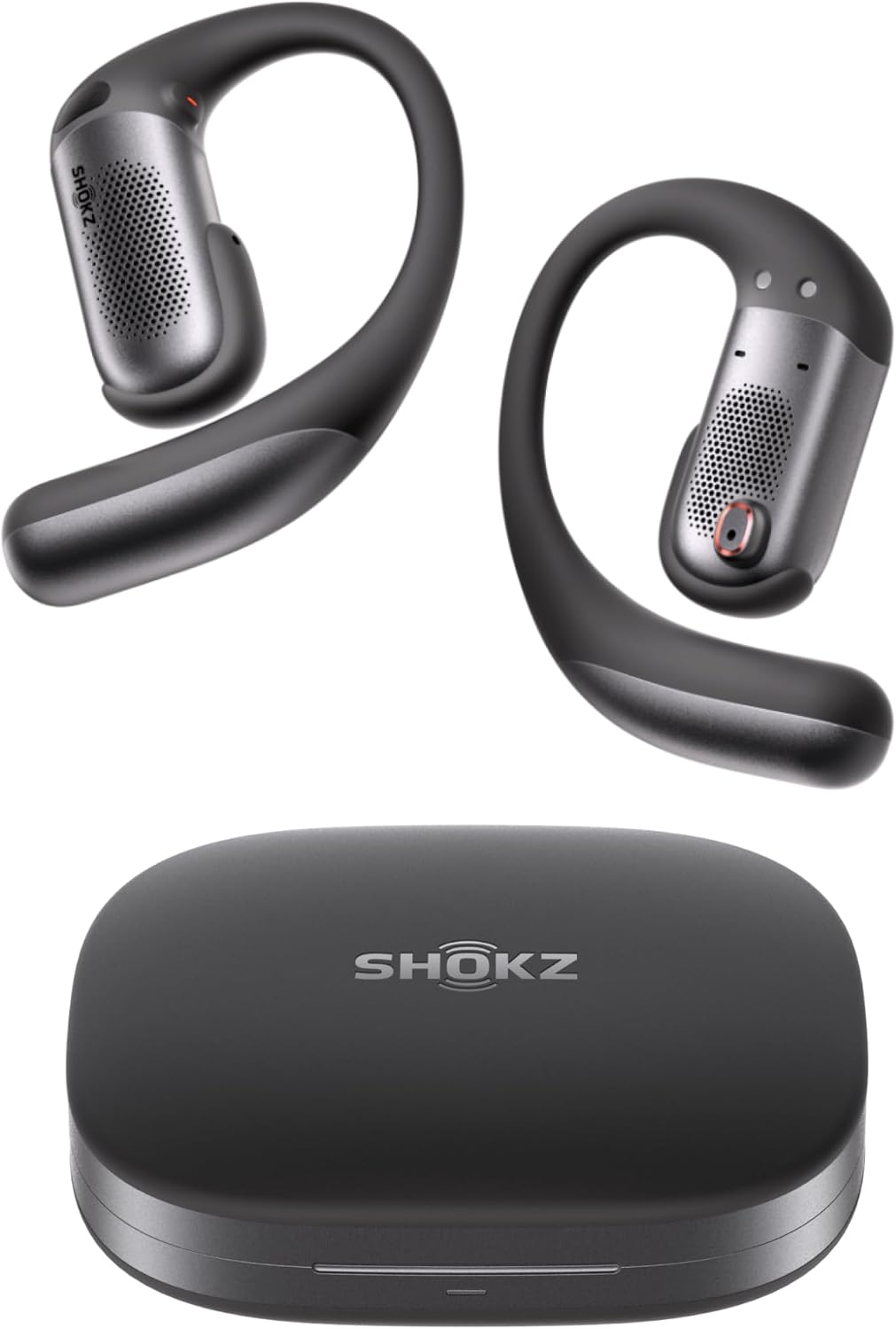 SHOKZ OpenFit Pro Open-Ear Earbuds, Dolby Atmos, 50H Playtime, Black