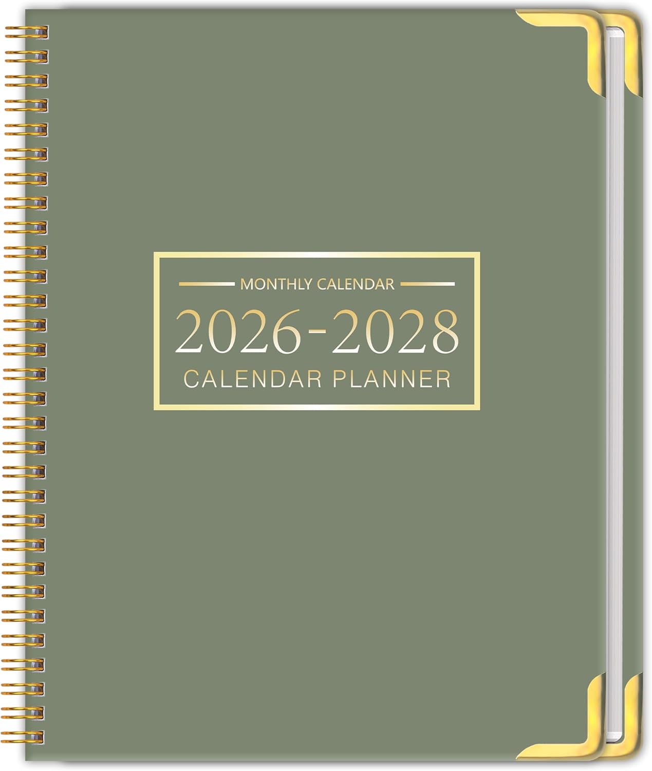 KAICN Calendar Planner 2026-2028, 36-Month, Monthly Planner Jan 2026-Dec 2028, 9“ x 11”, Spiral Bound, Hard Shell Cover,Calendar Planner for Office, School, and Home