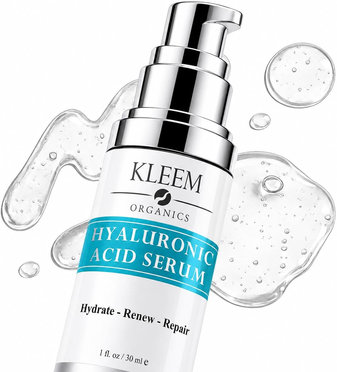 2.5% Pure Hyaluronic Acid Face Serum - Anti Wrinkle & Anti Aging Hyaluronic Acid for Face with Vitamin C & E, Aloe - Antiaging Hydrating Serums Skincare