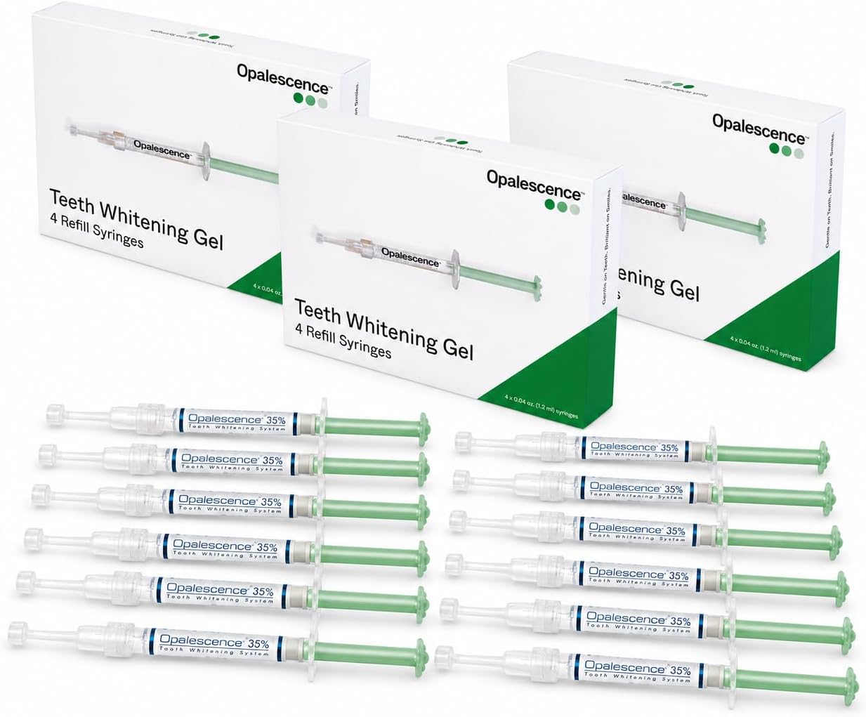 Opalescence 35% Teeth Whitening Gel Refill Syringes (12ct) -5197-6