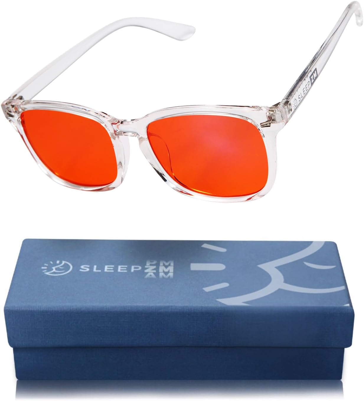 Blue Light Blocking Glasses for Women + Men - Better Sleep + Anti Eye Strain Protection - Computer Screens & Gaming