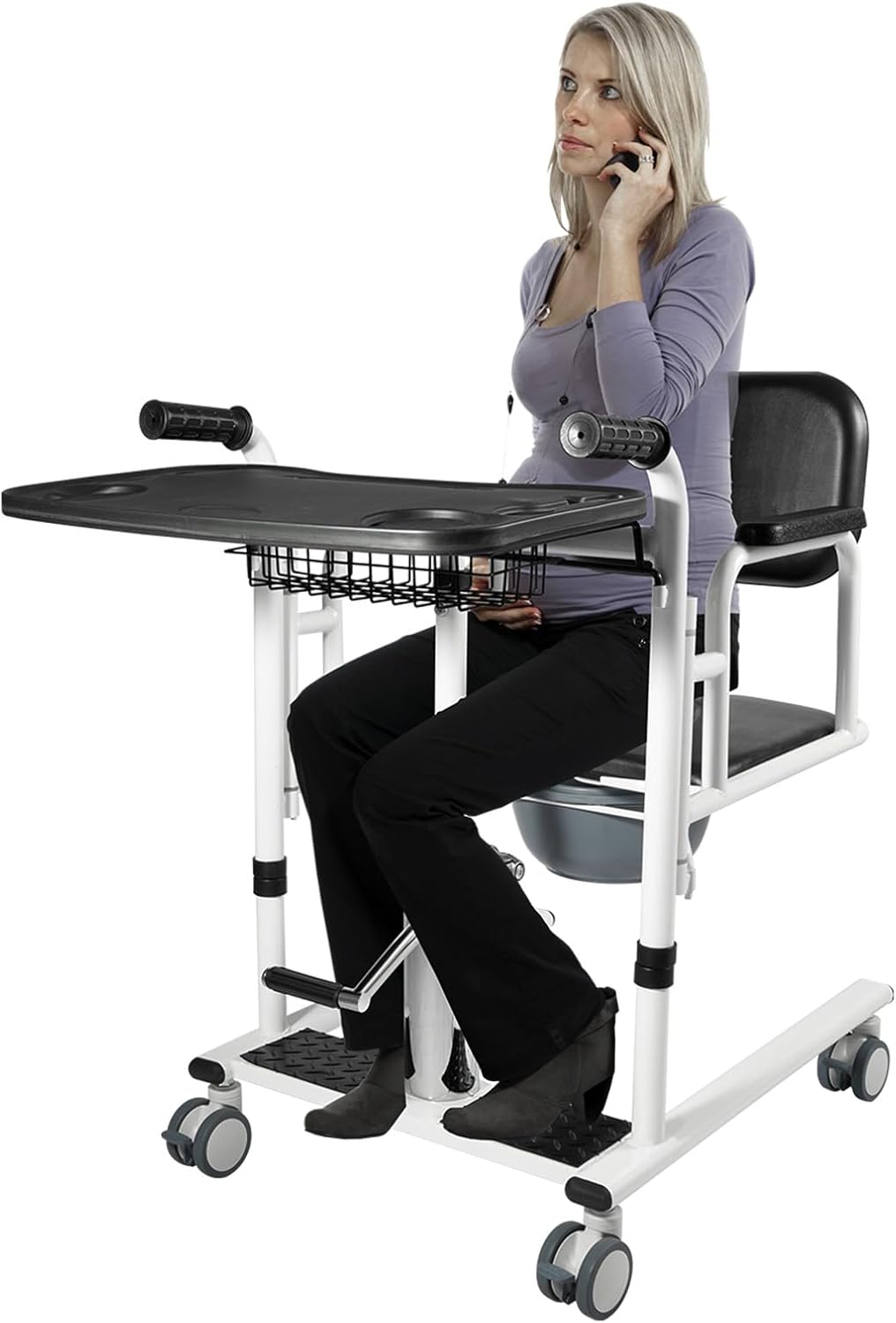 Floor to Chair Lift for Seniors and People with Disabilities Lift Chair Lift Elderly from Floor Lightweight Assist Devices Patient Transport Wheelchair Lifting Height 41-65cm Capacity 150 kg (Black)